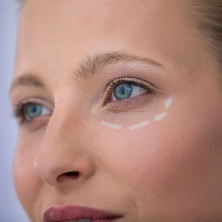 woman-with-marks-drawn-cosmetic-treatment